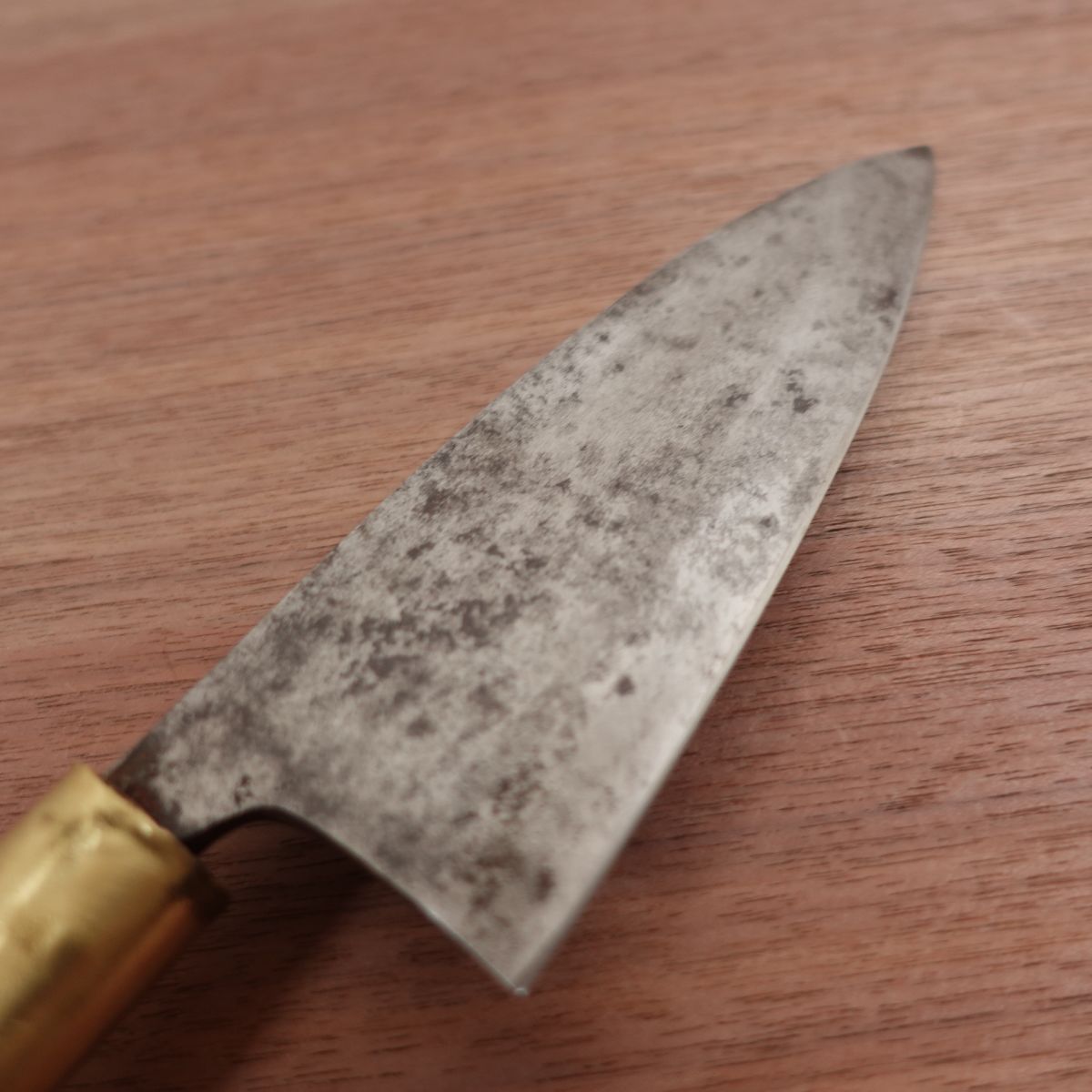 Masataka Deba Knife, Sharpened, Marukyu, Carbon Steel, Single Bevel, 165mm
