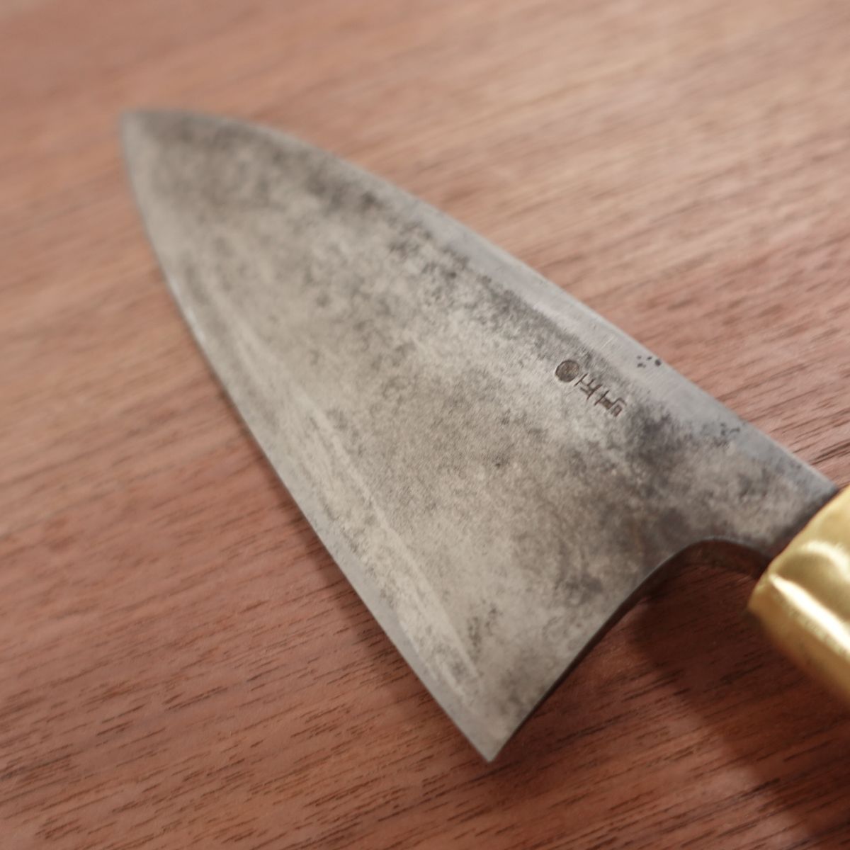 Masataka Deba Knife, Sharpened, Marukyu, Carbon Steel, Single Bevel, 165mm