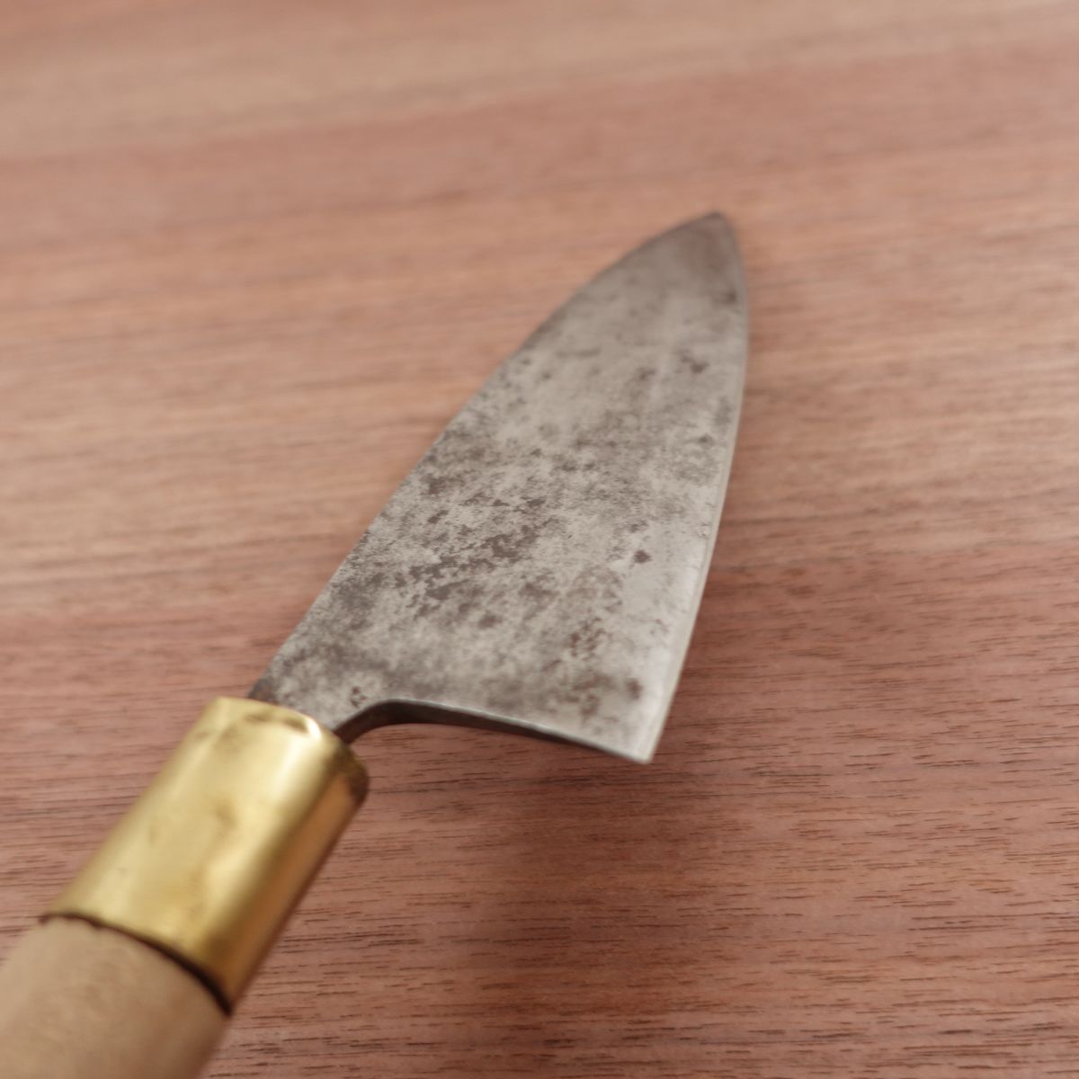 Masataka Deba Knife, Sharpened, Marukyu, Carbon Steel, Single Bevel, 165mm