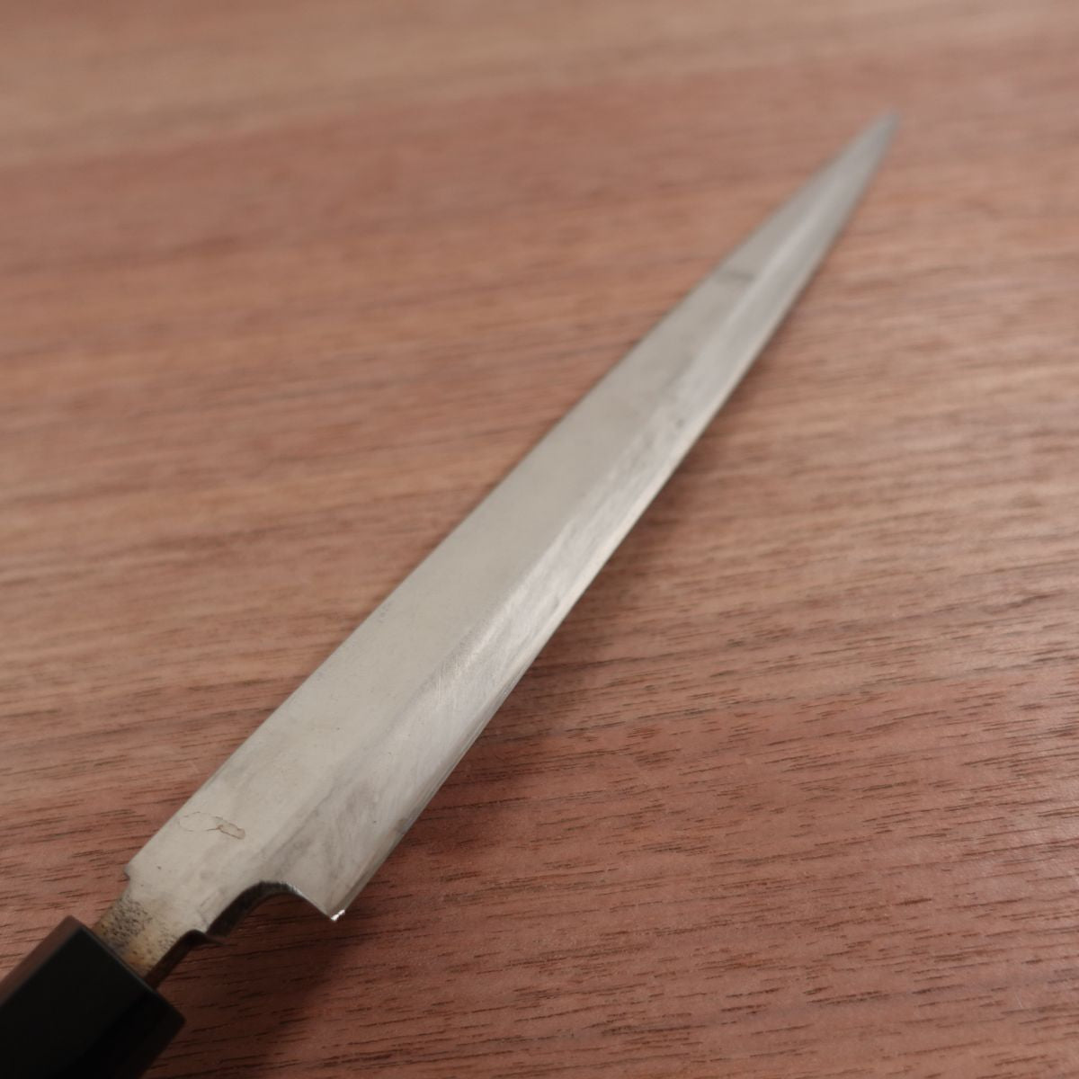 Blue Steel Yanagiba Knife, Sharpened, Sashimi Knife, Yasuki Steel, Handle Like New, 205mm