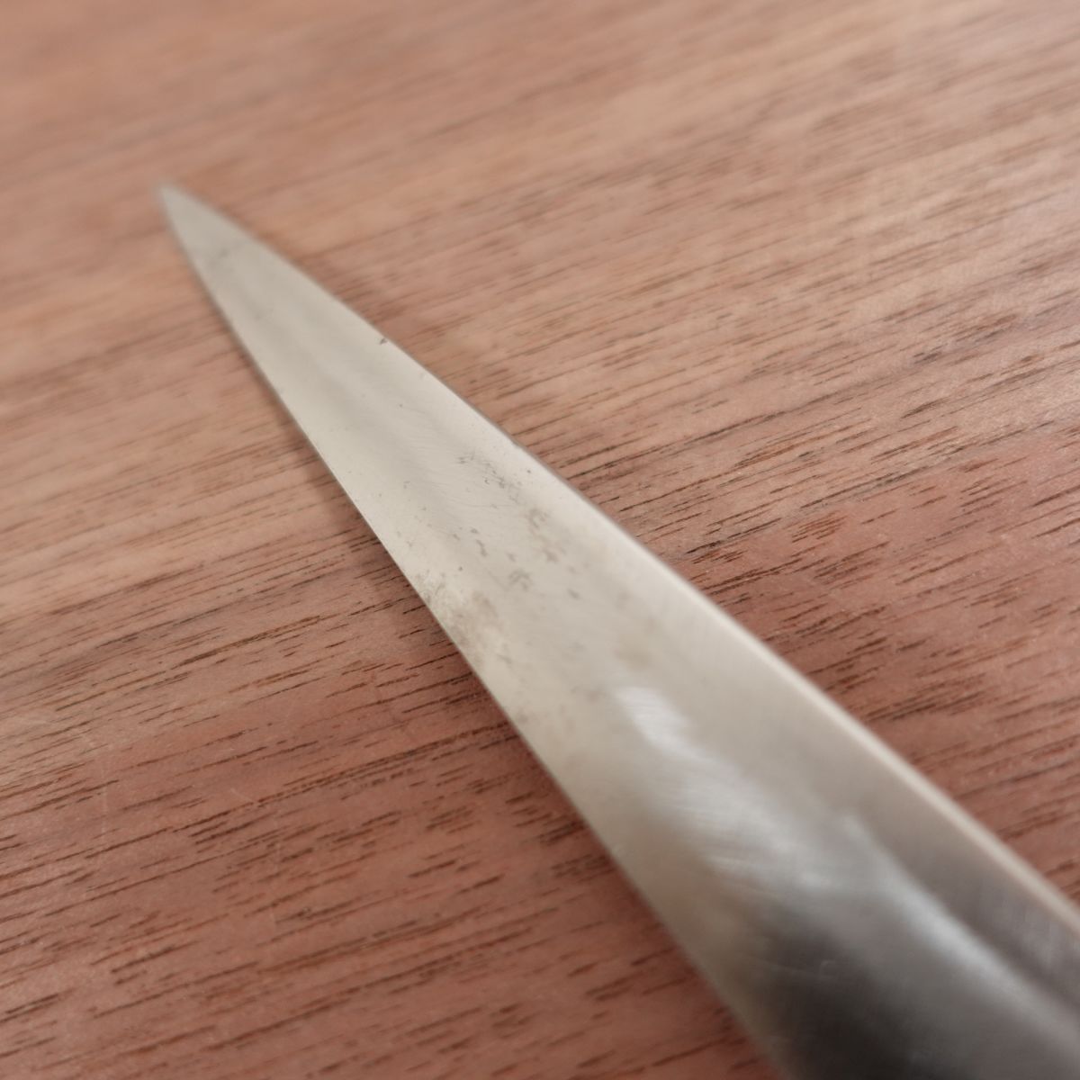 Blue Steel Yanagiba Knife, Sharpened, Sashimi Knife, Yasuki Steel, Handle Like New, 205mm