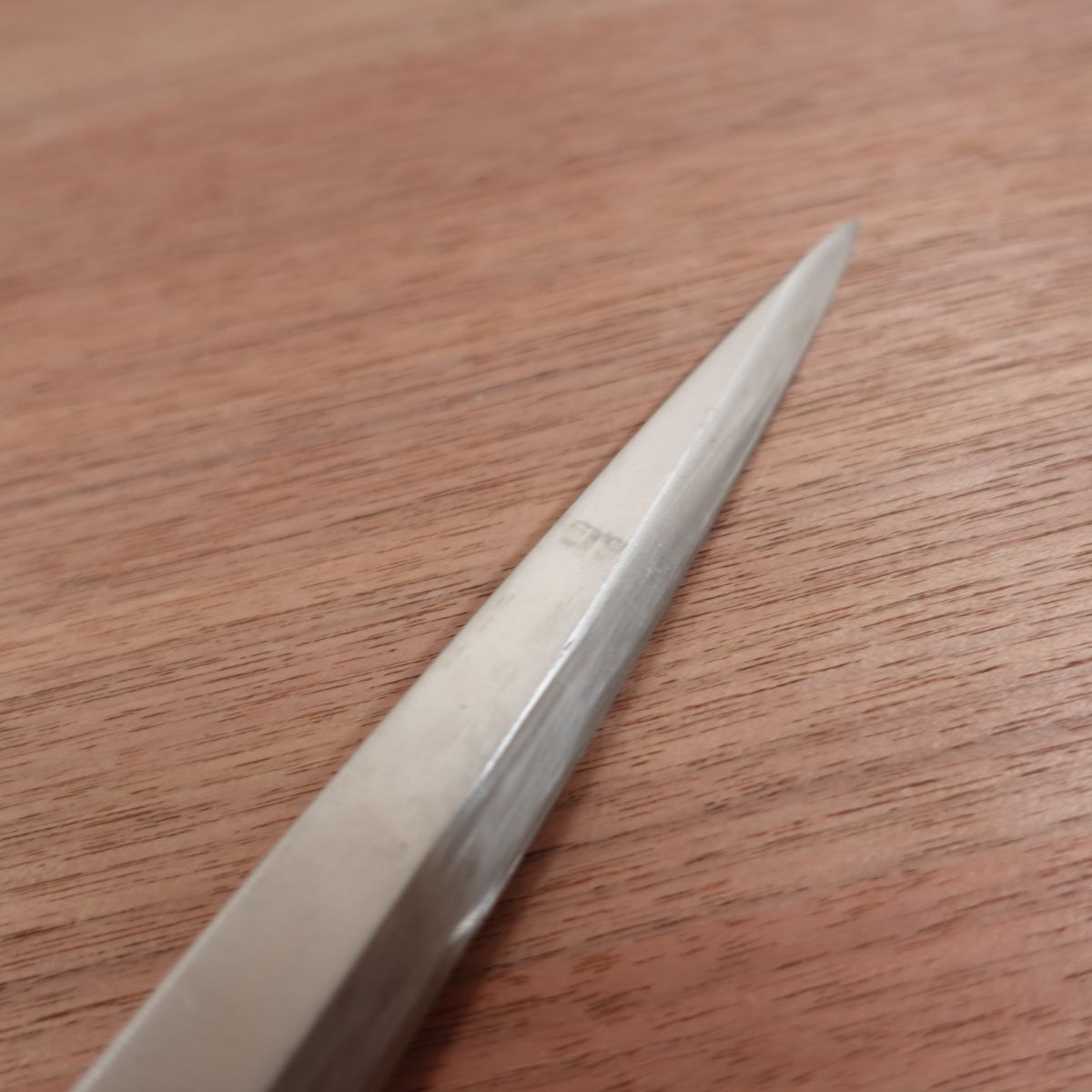 Blue Steel Yanagiba Knife, Sharpened, Sashimi Knife, Yasuki Steel, Handle Like New, 205mm