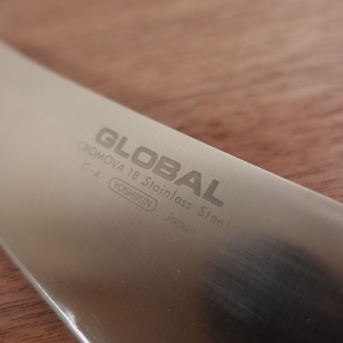 Global Bunka Knife, Sharpened, Kiritsuke Santoku, G-4, All-Purpose Knife, Stainless Steel, Lightly Used, 180mm