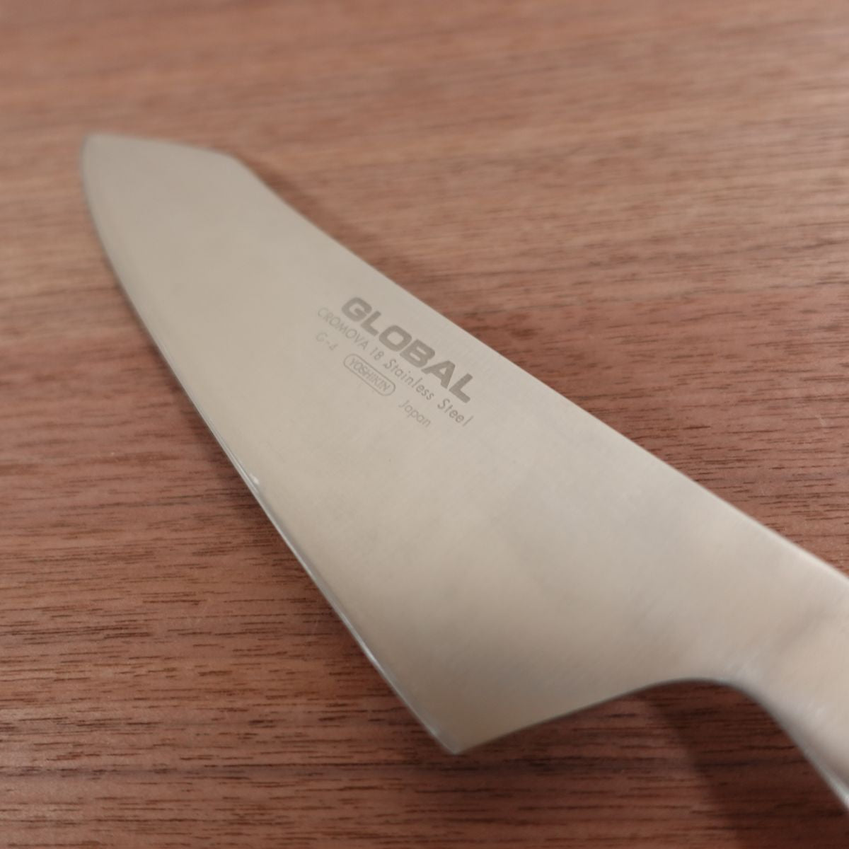 Global Bunka Knife, Sharpened, Kiritsuke Santoku, G-4, All-Purpose Knife, Stainless Steel, Lightly Used, 180mm