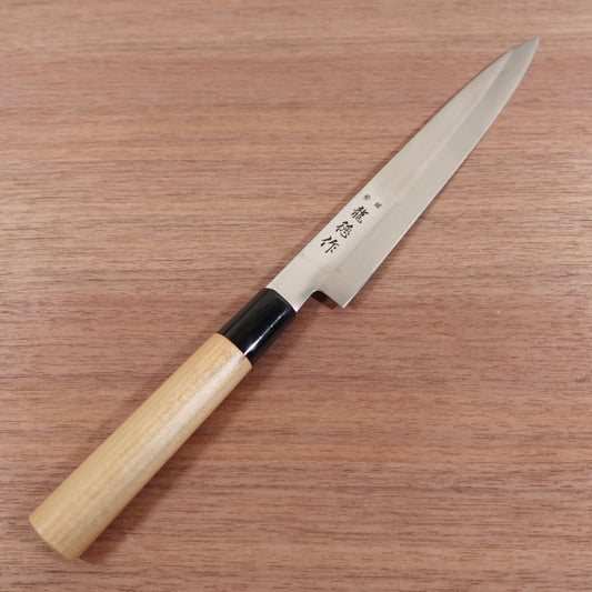 Ryutoku Yanagiba Knife, Sharpened, Stainless Steel, Sashimi Knife, Minimal Signs of Use, 225mm