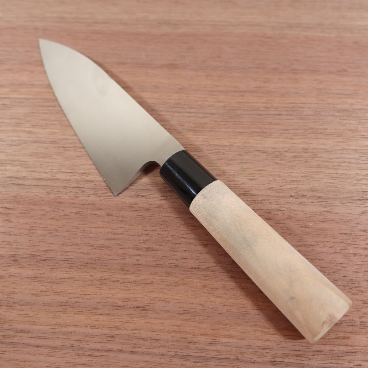 Kasuga Deba Knife, Sharpened, Stainless Steel, Single Bevel, Unused Stored Item, 155mm