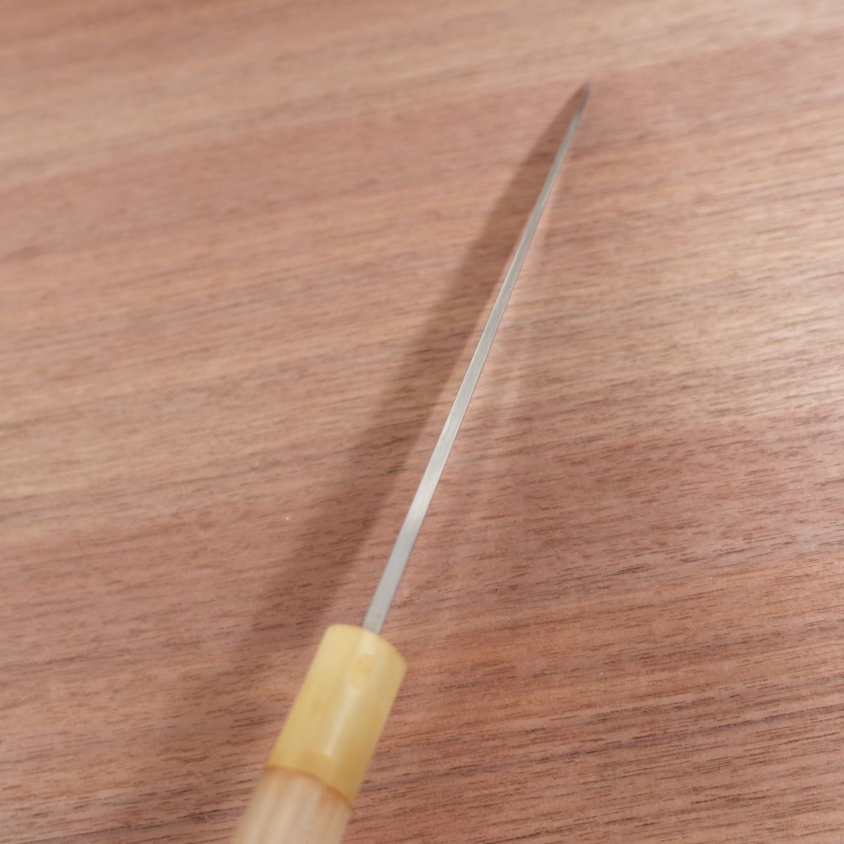 Yoshihide Yanagiba Knife, Sharpened, White Water Buffalo Handle, Tosa Yoshihide Special, Carbon Steel, Boxed, Excellent Condition, 240mm