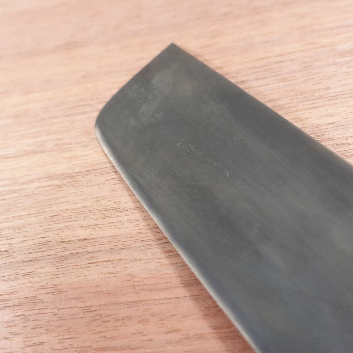 [HYPER REBORN] Tosayamanishi Nakiri Knife, Sharpened, Black Oxide Finish, Nakiri, Double Bevel, Nishiyama Shokai, Special, 180mm