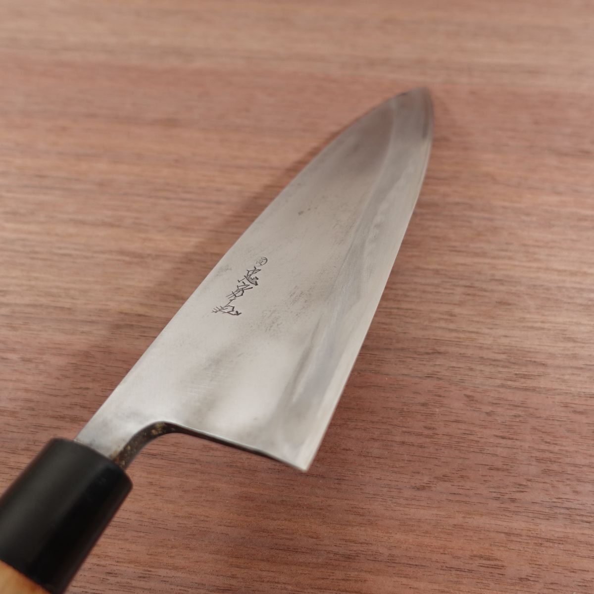 Tadafusa Large Deba Knife, Sharpened, Tora, Carbon Steel, Single Bevel, Large Size, Box Included, 220mm