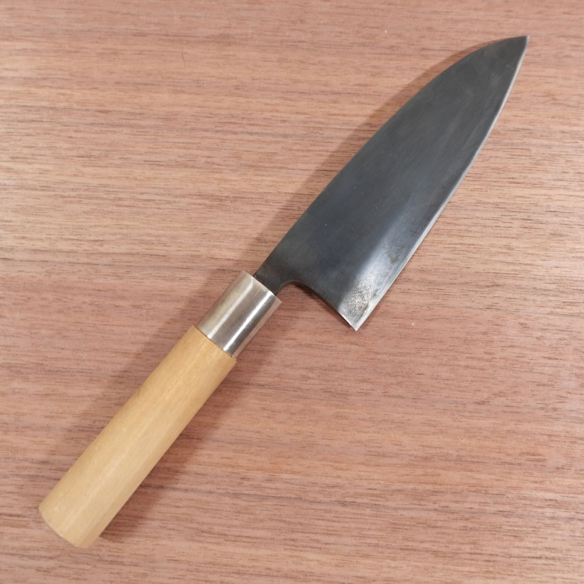 [HYPER REBORN] Deba Knife, Sharpened, Black Oxide Finish, Special, Carbon Steel, Single Bevel, 155mm