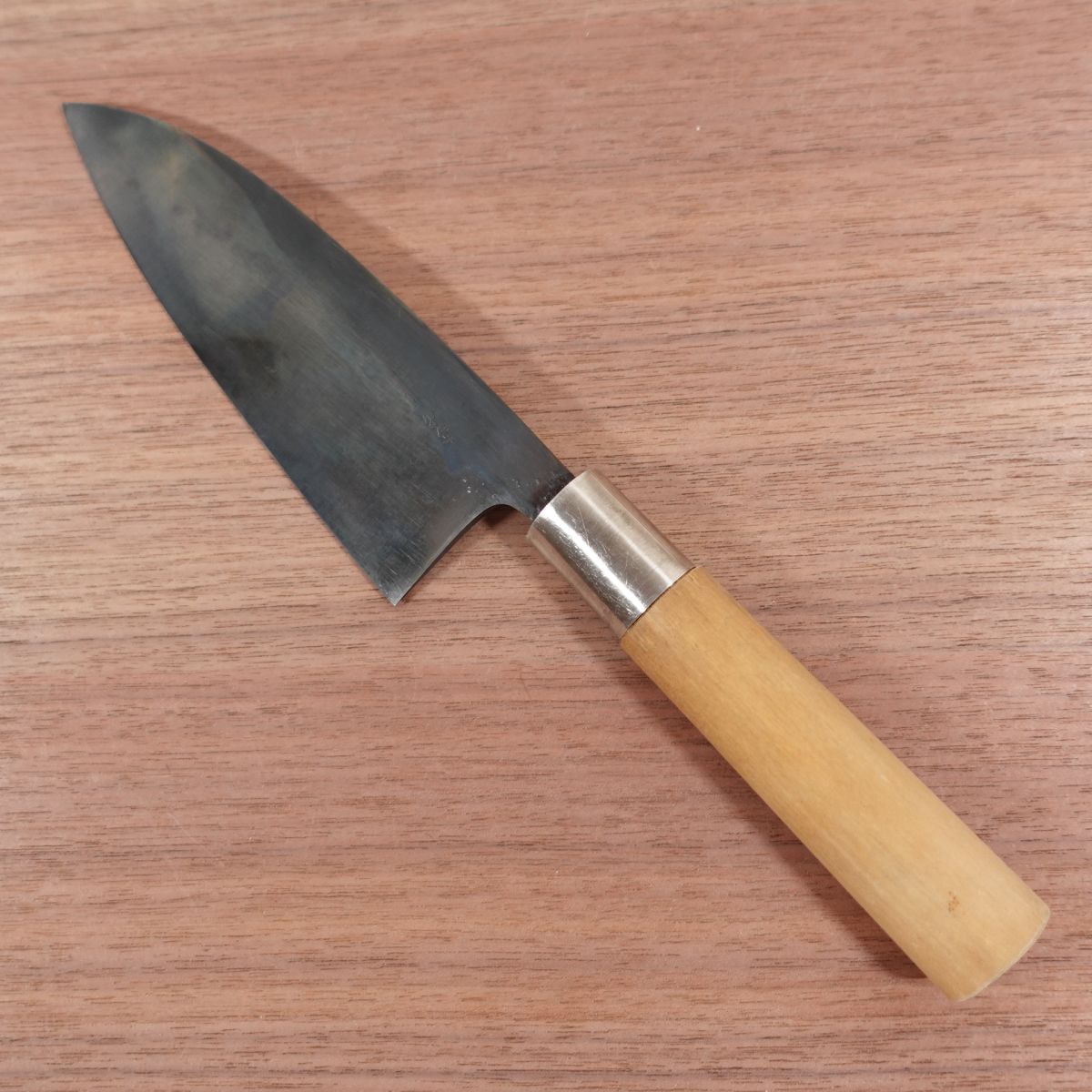 [HYPER REBORN] Deba Knife, Sharpened, Black Oxide Finish, Special, Carbon Steel, Single Bevel, 155mm