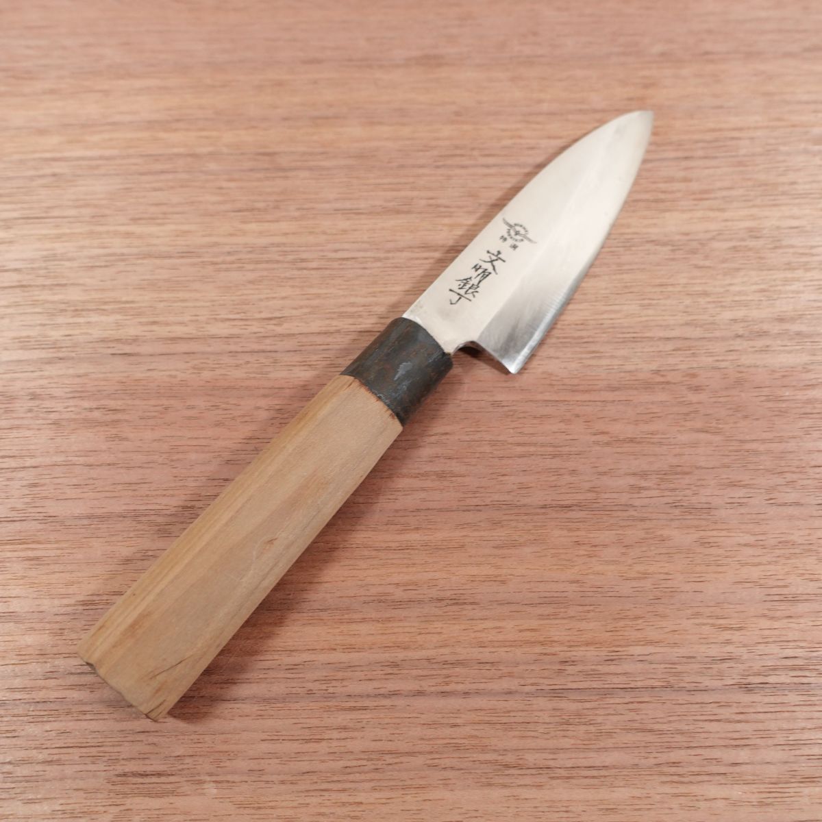 Bunmei Gincho Ko-Deba Knife, Sharpened, Stainless Steel, YOSHIKIN, Aji-Kiri Knife, 105mm