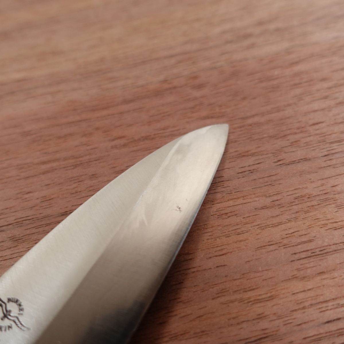 Bunmei Gincho Ko-Deba Knife, Sharpened, Stainless Steel, YOSHIKIN, Aji-Kiri Knife, 105mm