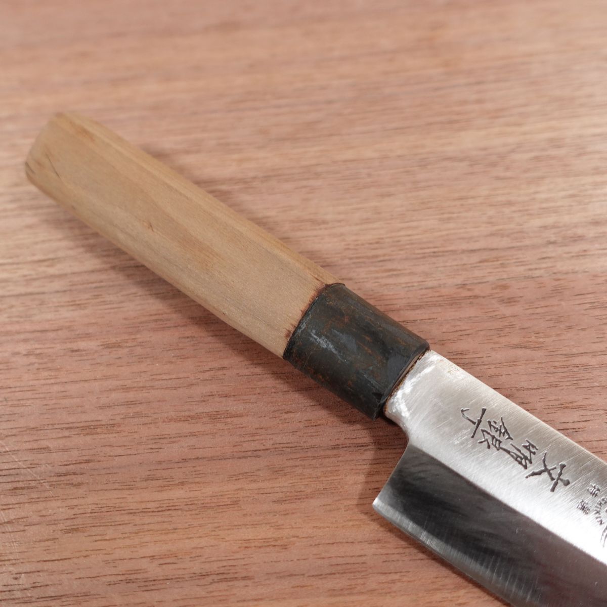 Bunmei Gincho Ko-Deba Knife, Sharpened, Stainless Steel, YOSHIKIN, Aji-Kiri Knife, 105mm