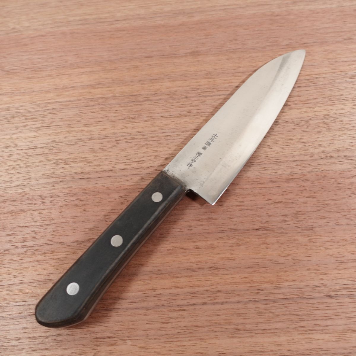 Doi Masaru Deba Knife, Sharpened, Minamoto Masamori, Western Handle, Funayuki Knife, Stainless Steel, 155mm