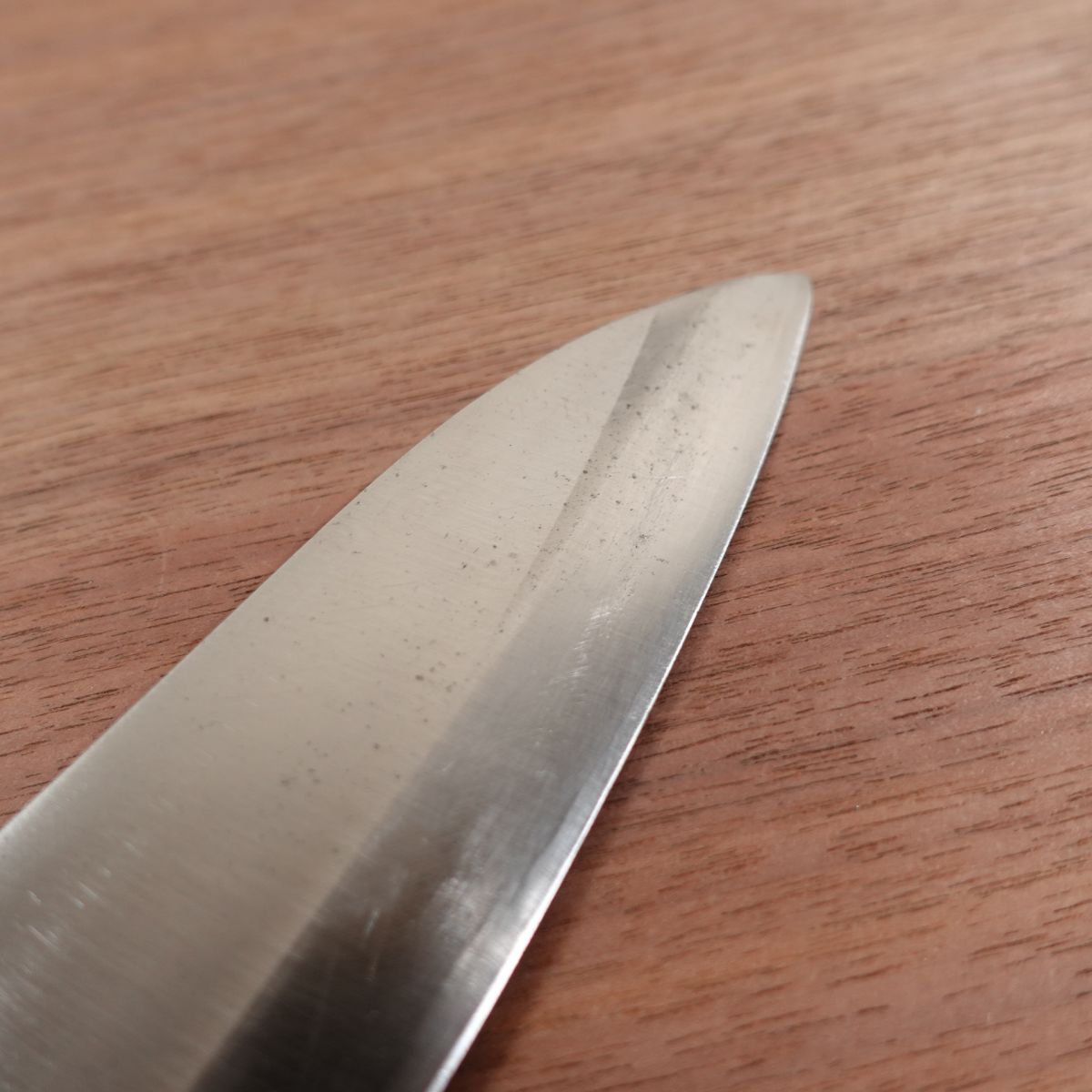 Doi Masaru Deba Knife, Sharpened, Minamoto Masamori, Western Handle, Funayuki Knife, Stainless Steel, 155mm