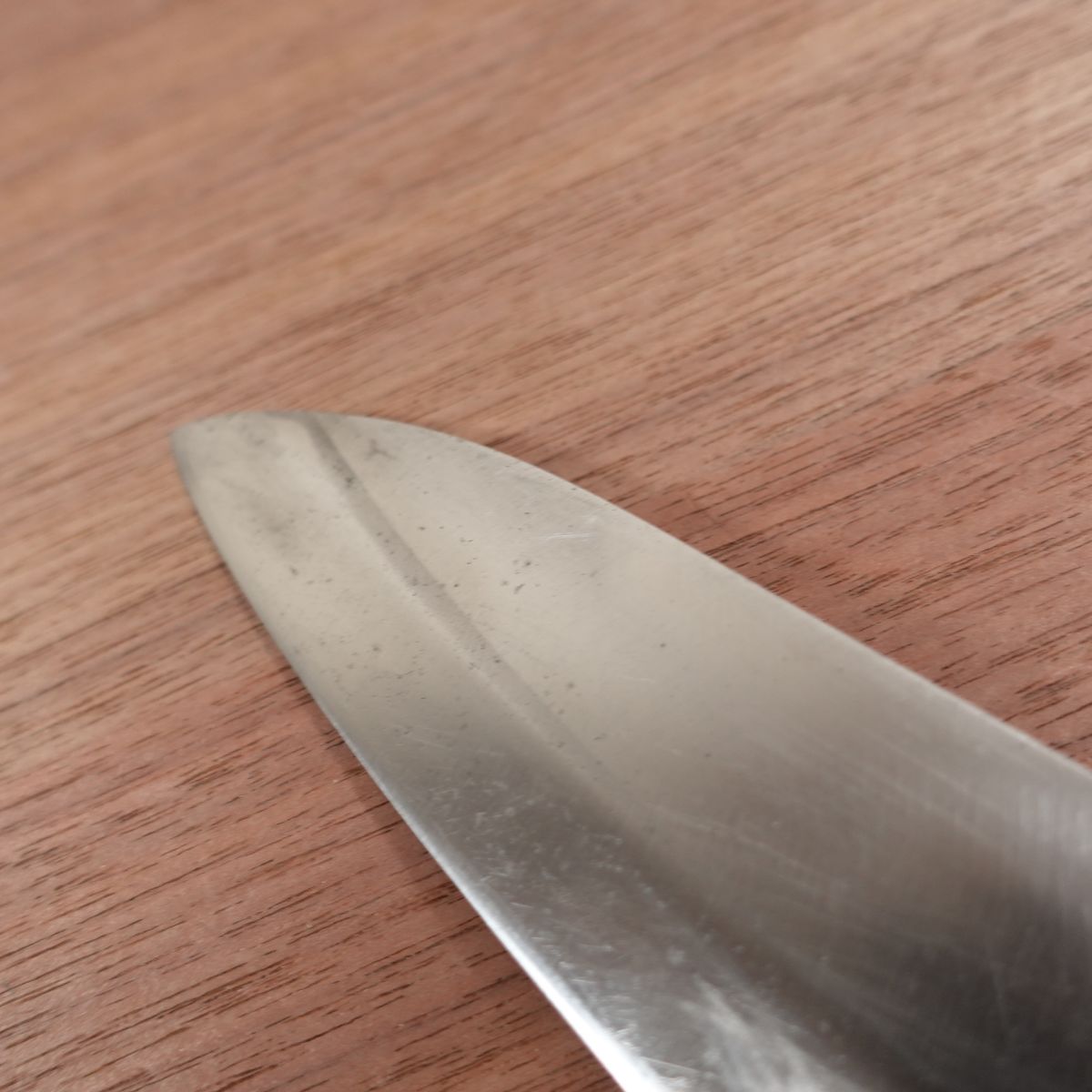 Doi Masaru Deba Knife, Sharpened, Minamoto Masamori, Western Handle, Funayuki Knife, Stainless Steel, 155mm