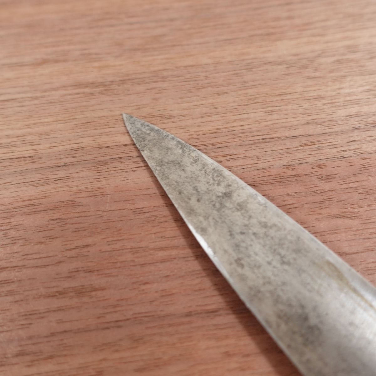 Couteau Yanagiba Tessai, aiguisé, couteau à sashimi, fabriqué par Tessai, acier au carbone, biseau unique, 215 mm