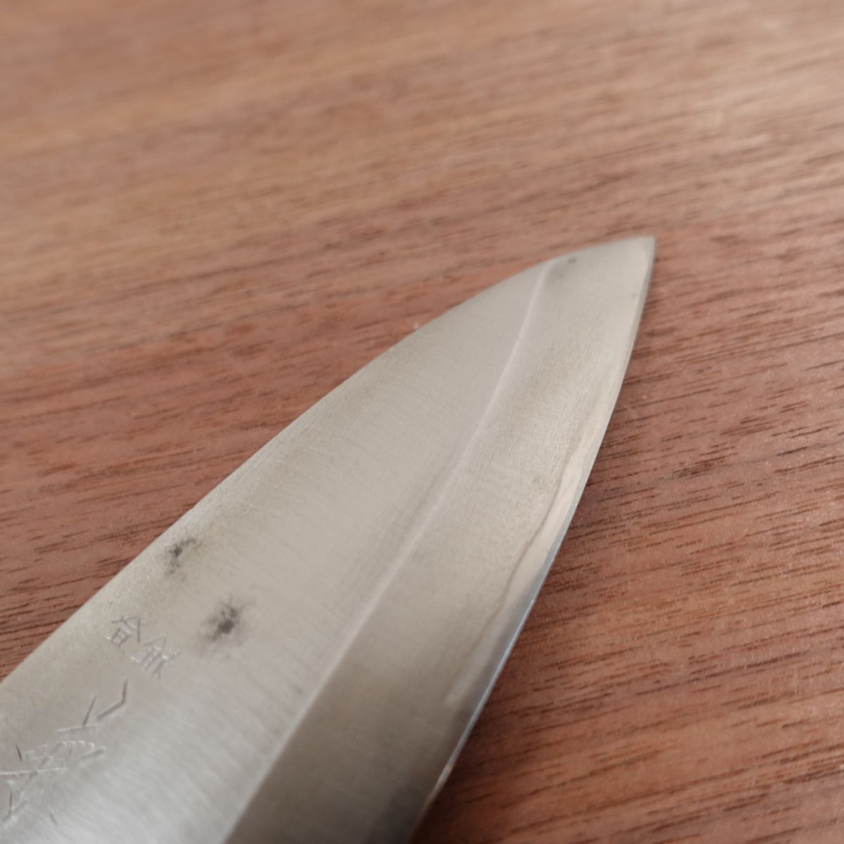 Couteau Deba Kanesada, affûté, petit Ko-Deba, peu utilisé, 140mm