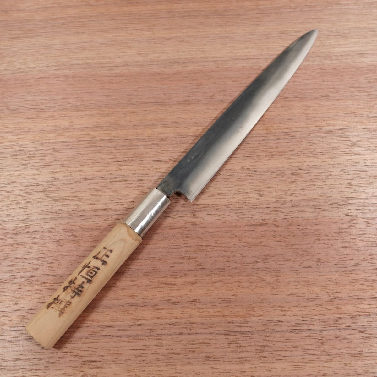 Couteau Yanagiba Masatsune, aiguisé, couteau à sashimi, Tokusen Masatsune, acier au carbone, biseau unique, 240 mm
