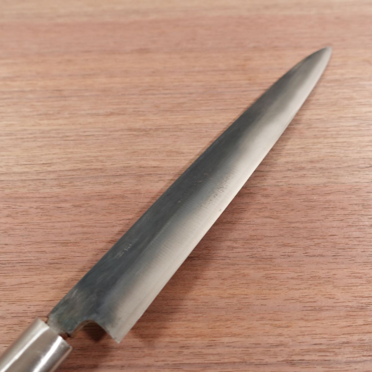 Couteau Yanagiba Masatsune, aiguisé, couteau à sashimi, Tokusen Masatsune, acier au carbone, biseau unique, 240 mm