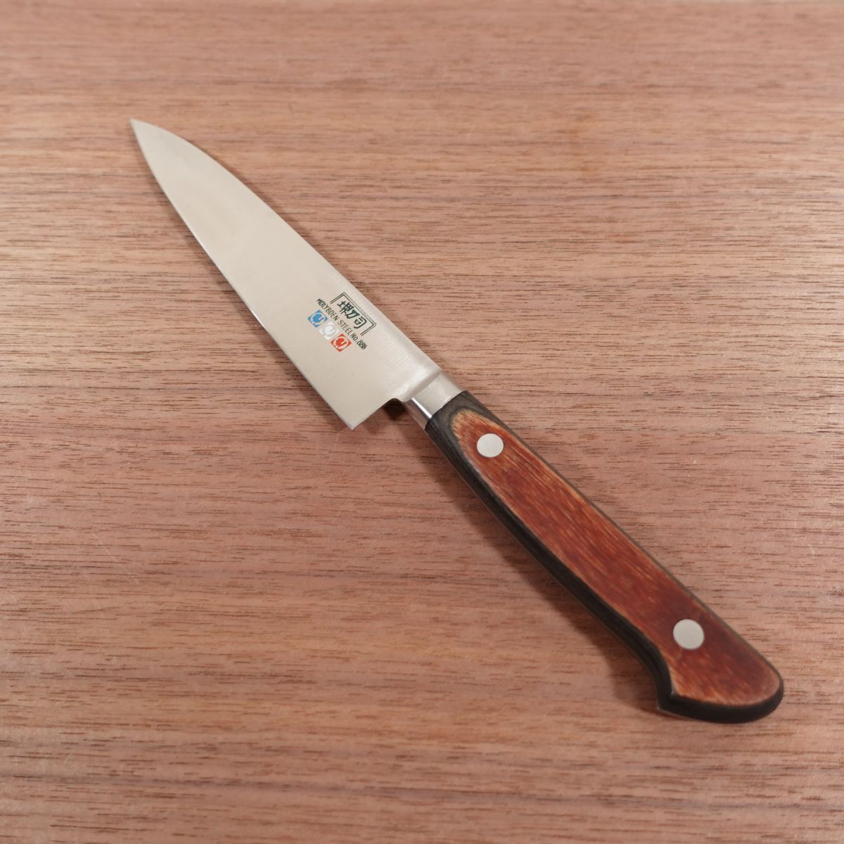 Couteau Petty Sakai Toji, aiguisé, couteau à fruits, découpe décorative, acier inoxydable, n° 888, article stocké non utilisé, 130 mm
