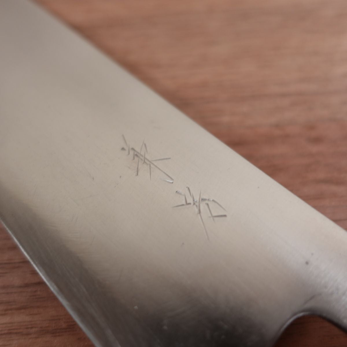 Kanefusa Nakiri Knife, Sharpened, Water Buffalo Handle, Stainless Steel Laminated, 160mm