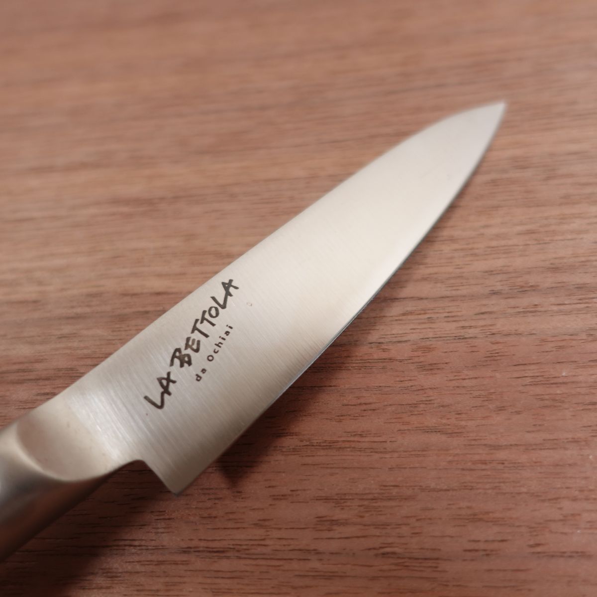 LA BETTOLA Petty Knife, Sharpened, Fruit Knife, Chef Tsutomu Ochiai, Da Ochiai, Nearly Unused Stored Item, 120mm