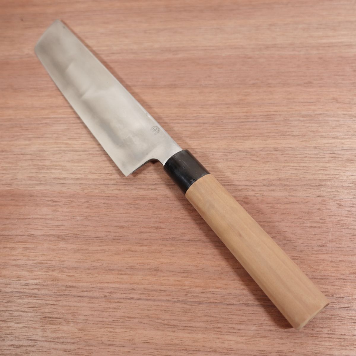 Sakai Ichimonji Mitsuhide Hamo Honekiri Knife, Sharpened, Water Buffalo Handle, Pike Conger, Premium Grade, 240mm