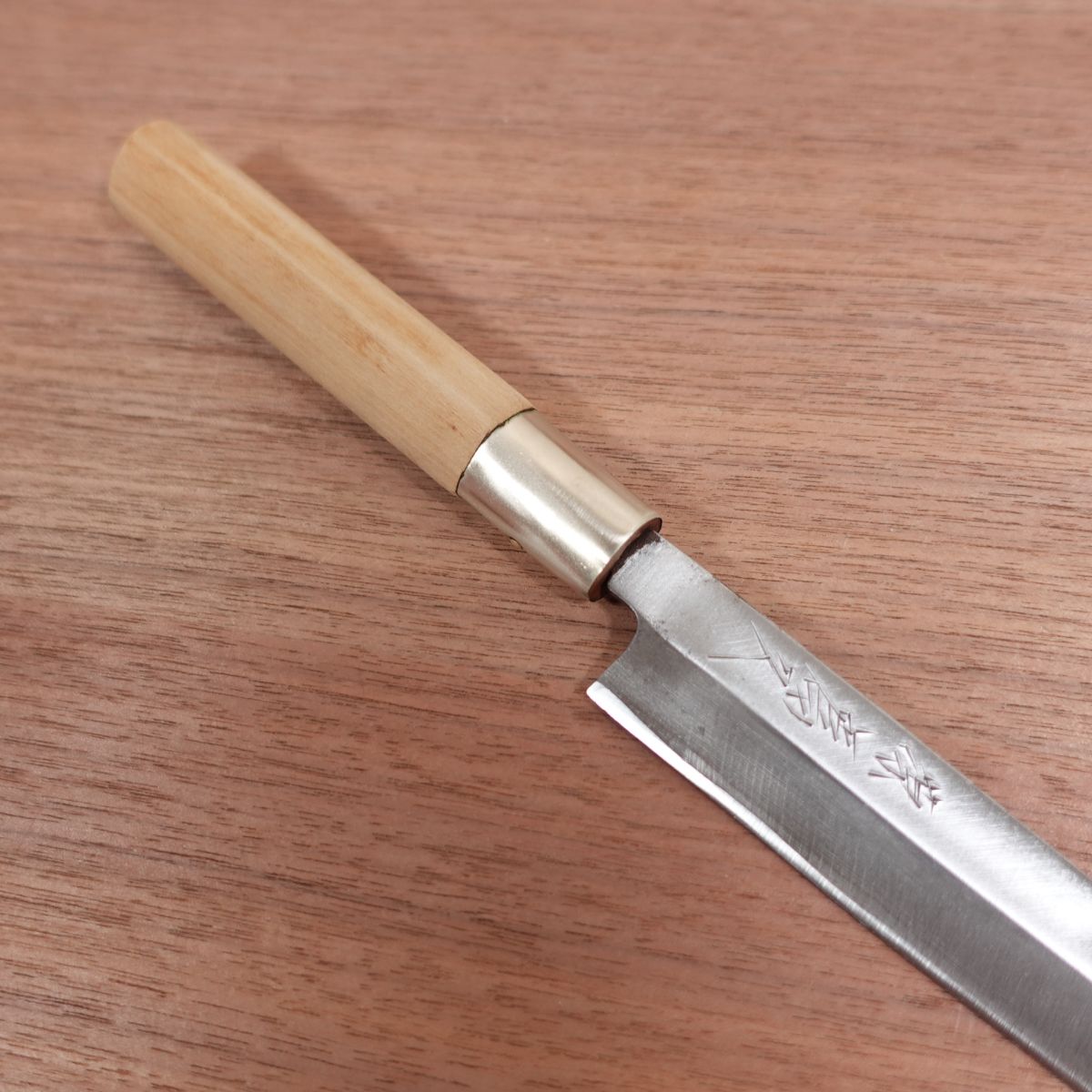 Minamoto Tamehisa Yanagiba Knife, Sharpened, Sashimi Knife, Carbon Steel, Single Bevel, 180mm