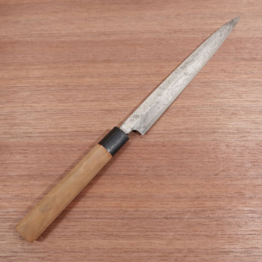 Sukenari Fuguhiki Knife, Sharpened, Water Buffalo Handle, Yanagiba Knife, Sashimi Knife, 245mm