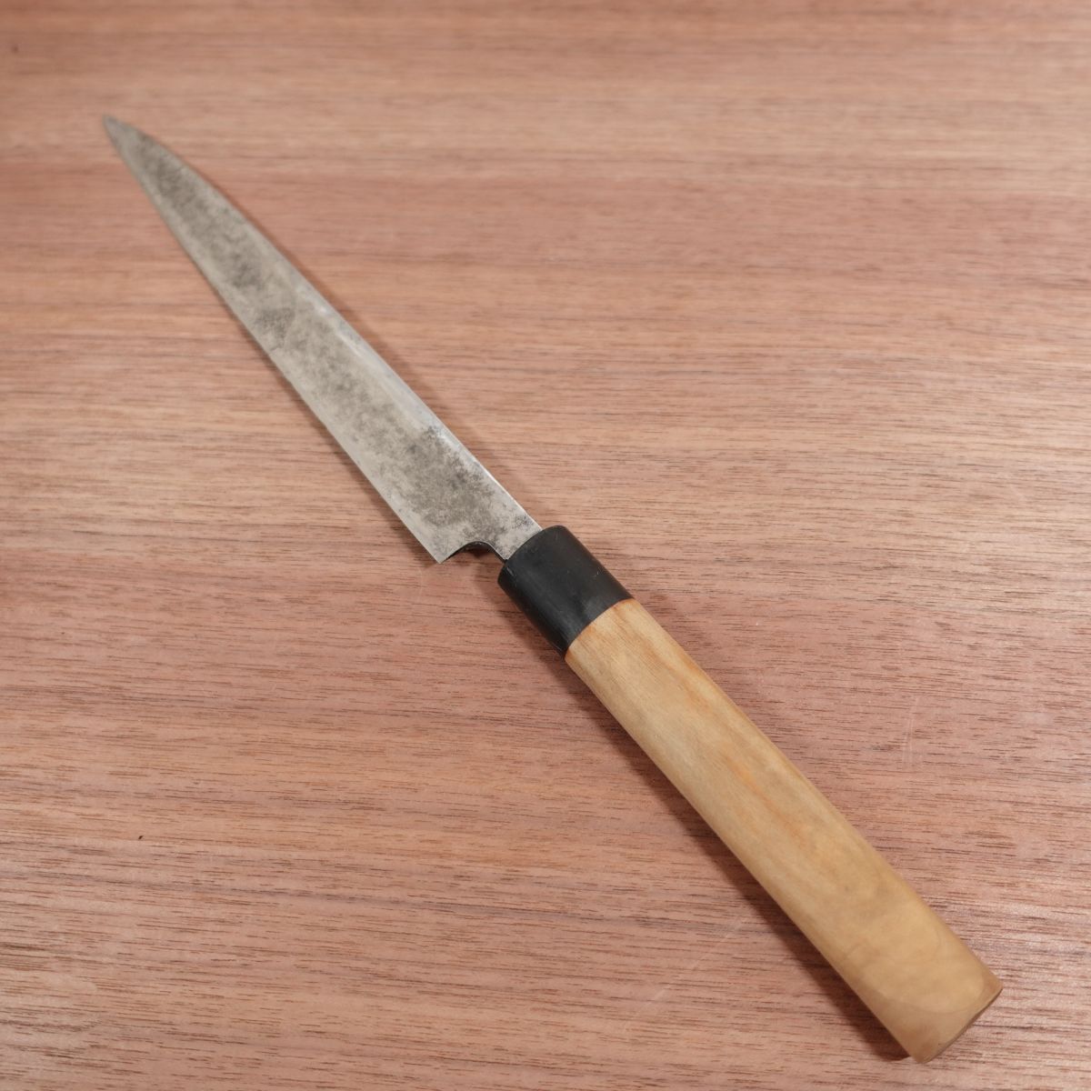Sukenari Fuguhiki Knife, Sharpened, Water Buffalo Handle, Yanagiba Knife, Sashimi Knife, 245mm