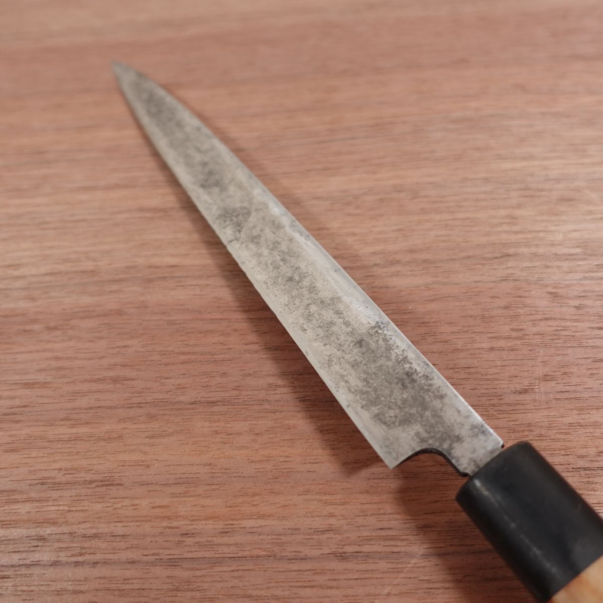 Sukenari Fuguhiki Knife, Sharpened, Water Buffalo Handle, Yanagiba Knife, Sashimi Knife, 245mm