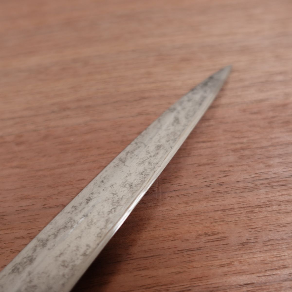 Sukenari Fuguhiki Knife, Sharpened, Water Buffalo Handle, Yanagiba Knife, Sashimi Knife, 245mm