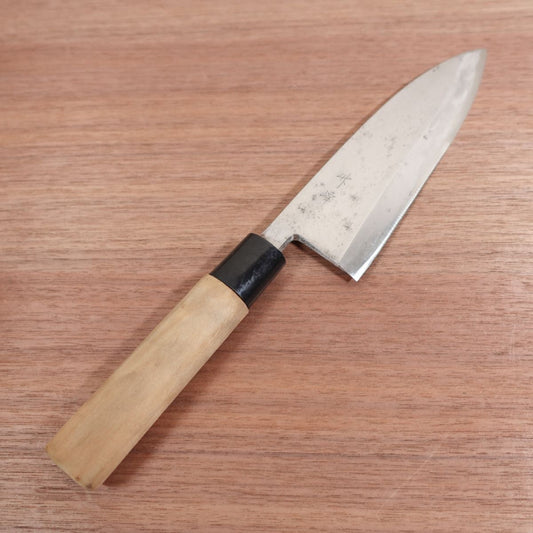 Takemine Deba Knife, Sharpened, Carbon Steel, Single Bevel, 170mm