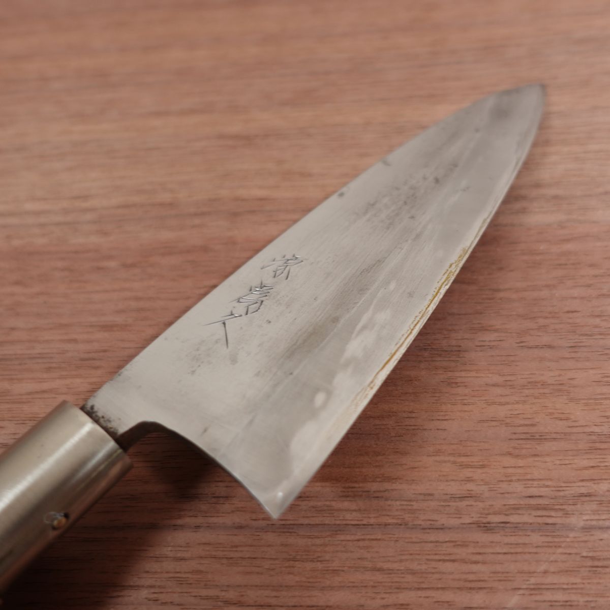 Minamoto Tamehisa Deba Knife, Sharpened, Carbon Steel, Single Bevel, 165mm