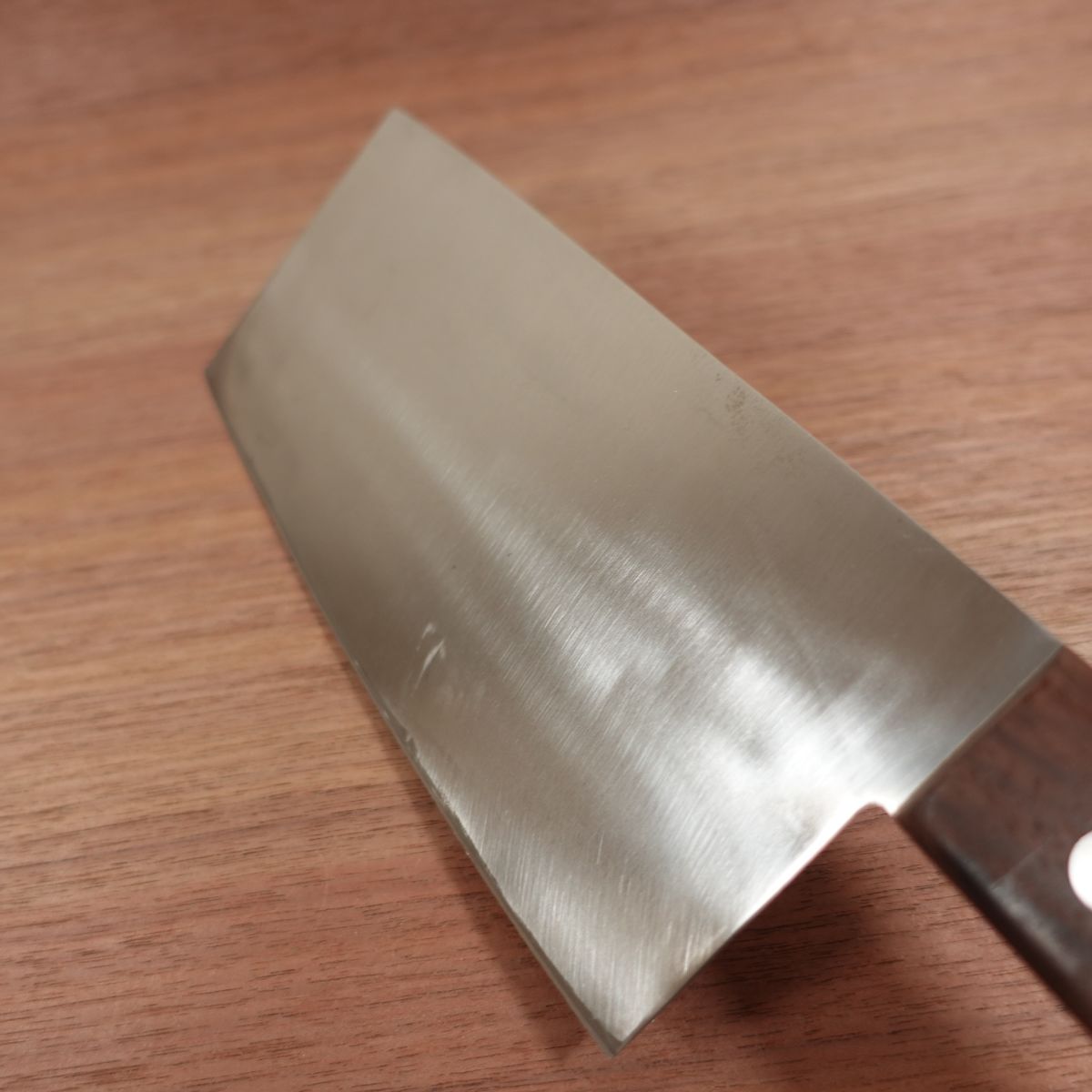 Takemine Chinesisches Hackmesser, geschärft, Karbonstahl, doppelseitig geschliffen, Klingenschutz enthalten, 200mm