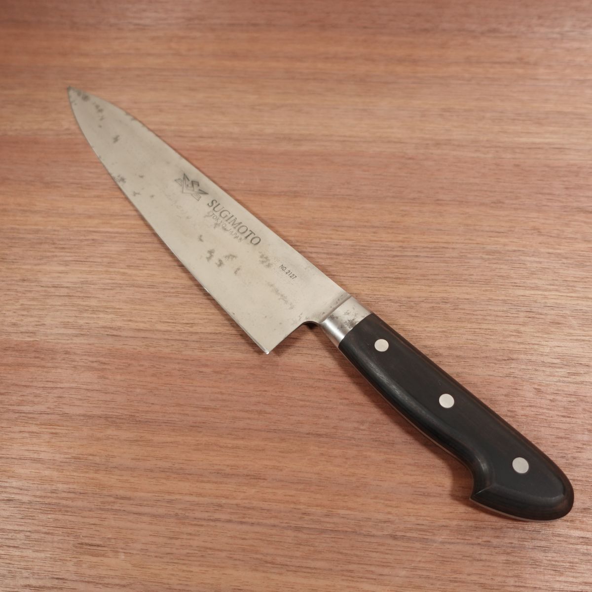 Sugimoto Gyuto Chef's Knife, Sharpened, All-Purpose Knife, Carbon Steel, Tokyo Sugimoto, No.2127, 275mm