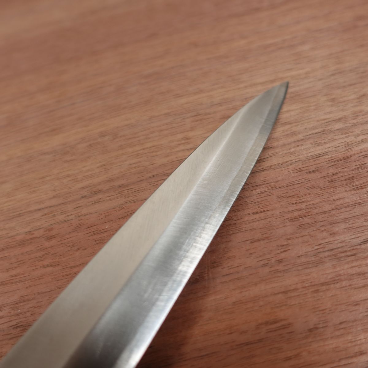 Takemine Yanagiba Knife, Sharpened, Sashimi Knife, Carbon Steel, Single Bevel, Blade Guard Included, Nearly Unused Stored Item, 245mm
