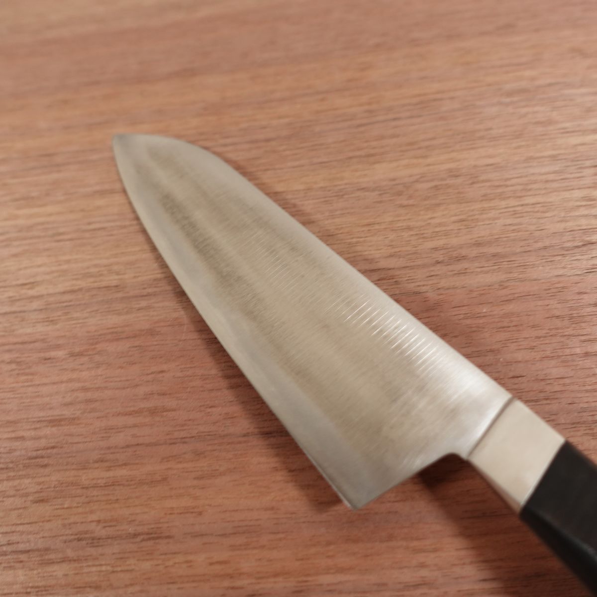 Kunishige Santoku Knife, Sharpened, All-Purpose Knife, Stainless Laminated Steel, Lightly Used, 170mm