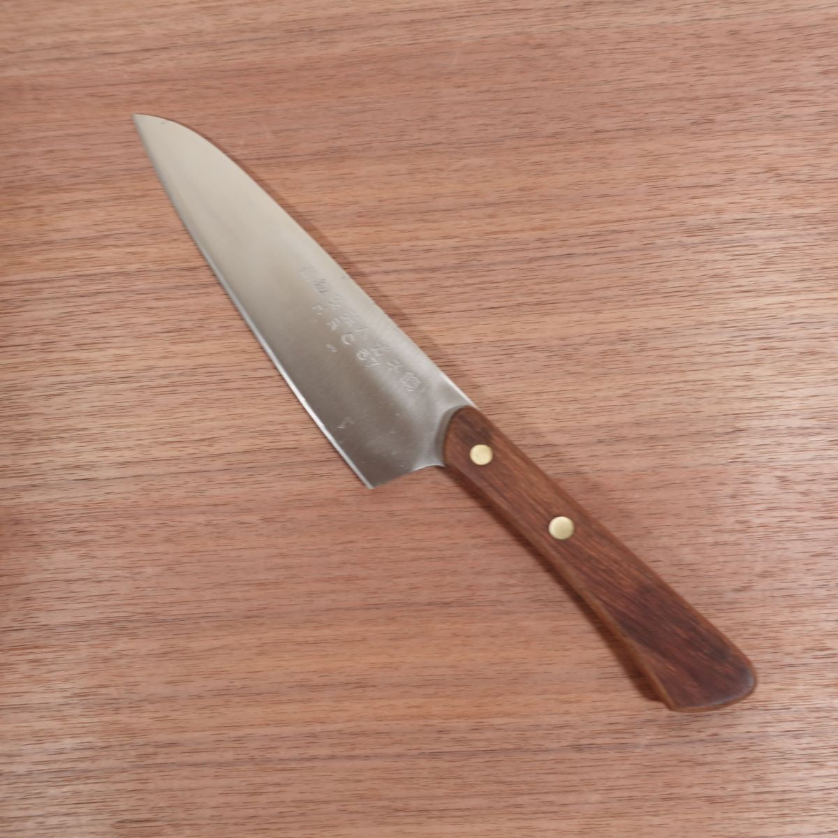 High-Grade Yasuki Carbon Steel Santoku Knife, Sharpened, HRC57, All-Purpose Knife, 160mm