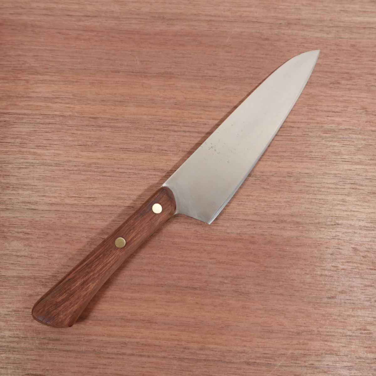 High-Grade Yasuki Carbon Steel Santoku Knife, Sharpened, HRC57, All-Purpose Knife, 160mm