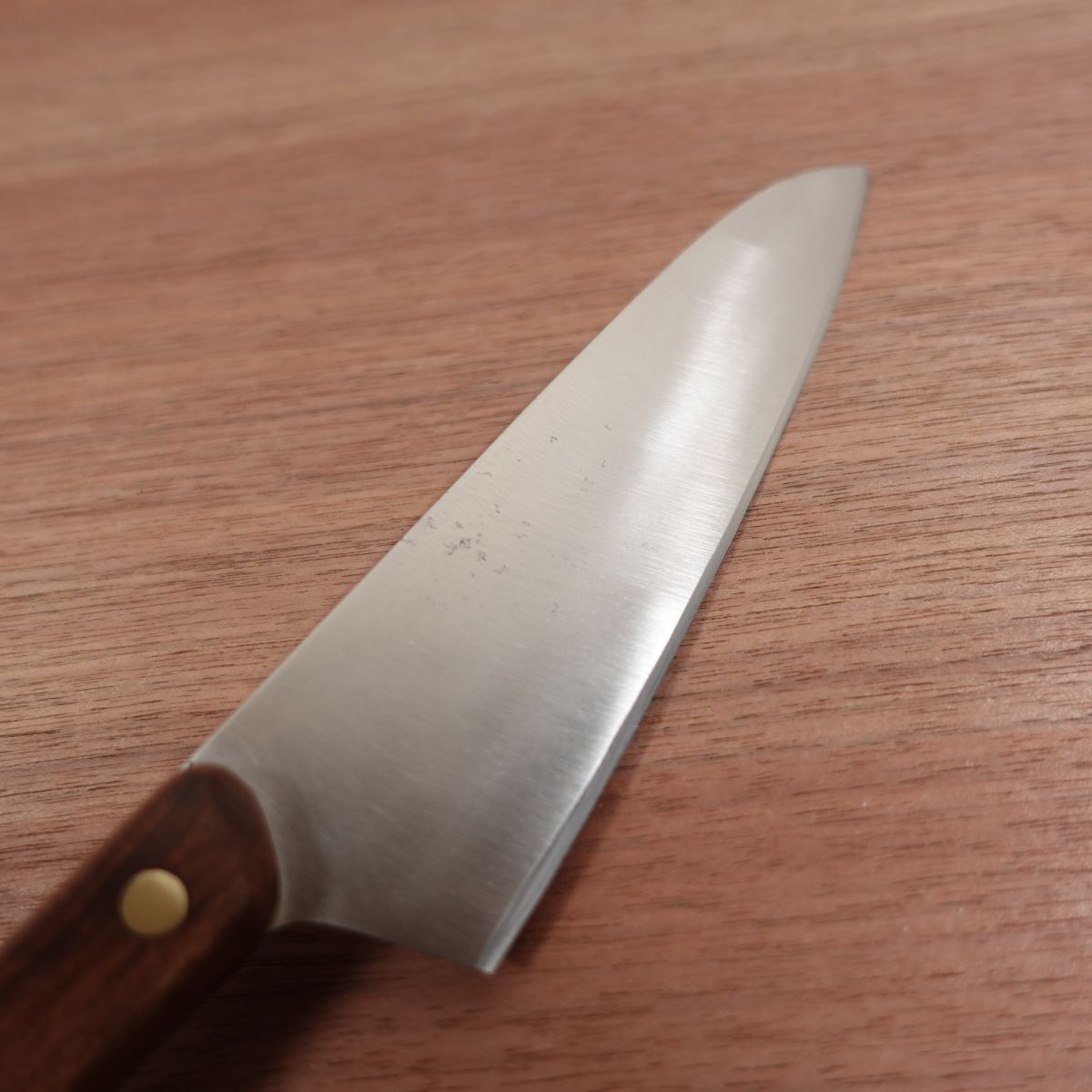 High-Grade Yasuki Carbon Steel Santoku Knife, Sharpened, HRC57, All-Purpose Knife, 160mm