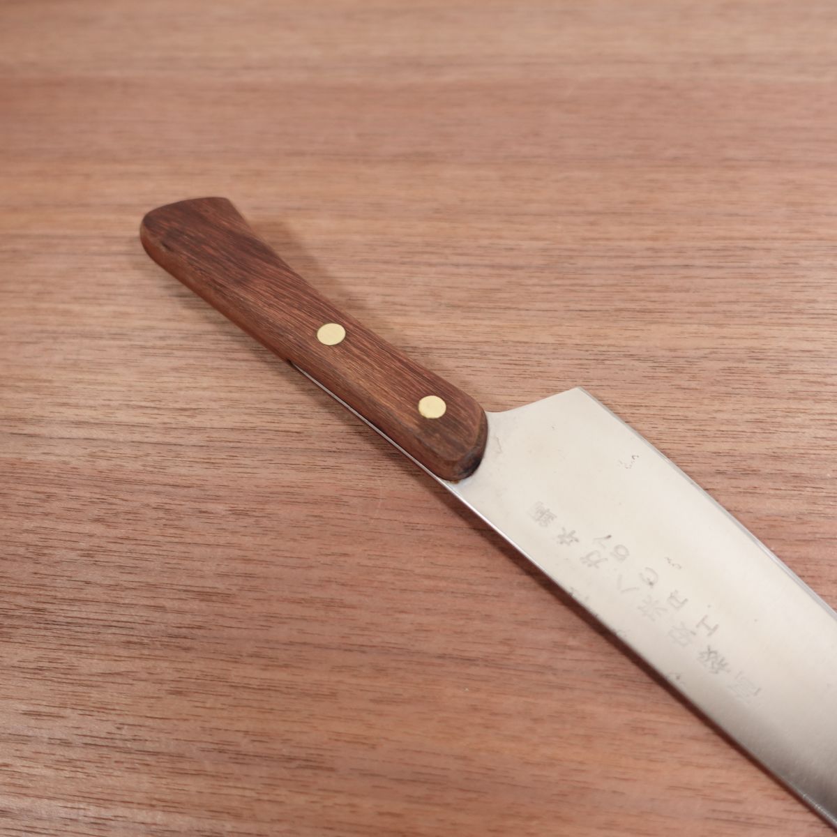 High-Grade Yasuki Carbon Steel Santoku Knife, Sharpened, HRC57, All-Purpose Knife, 160mm