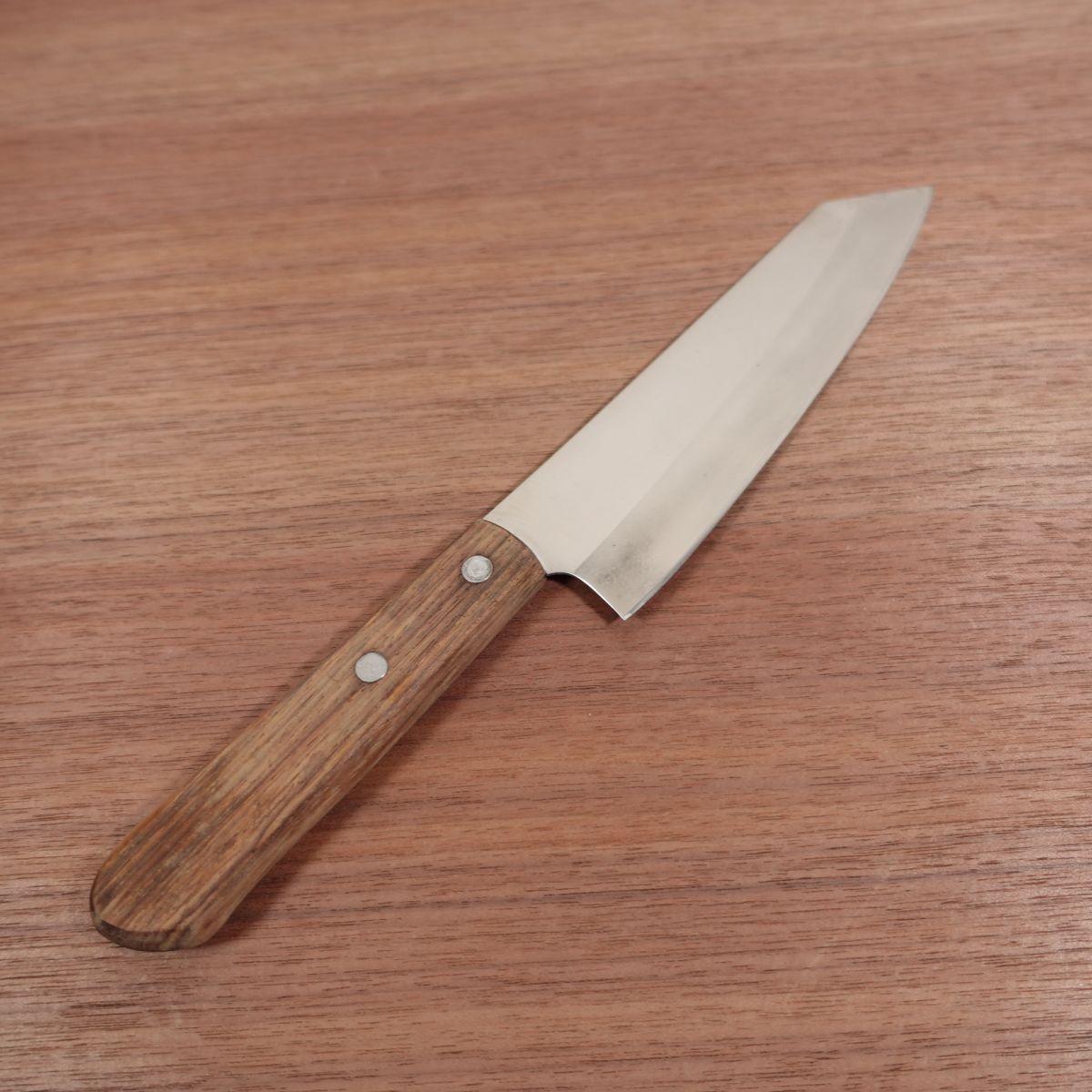 Mt. Fuji Logo Bunka Knife, Sharpened, Santoku Knife, Kiritsuke Style, Thin Blade, Kumo Fuji, Stainless Steel, 160mm