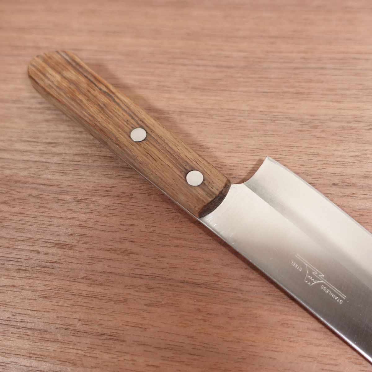 Mt. Fuji Logo Bunka Knife, Sharpened, Santoku Knife, Kiritsuke Style, Thin Blade, Kumo Fuji, Stainless Steel, 160mm