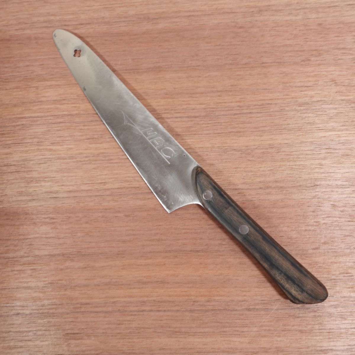 MAC Santoku Knife, Sharpened, All-Purpose Knife, Gyuto, Stainless Steel, MAC, Maku, Shinku, 190mm