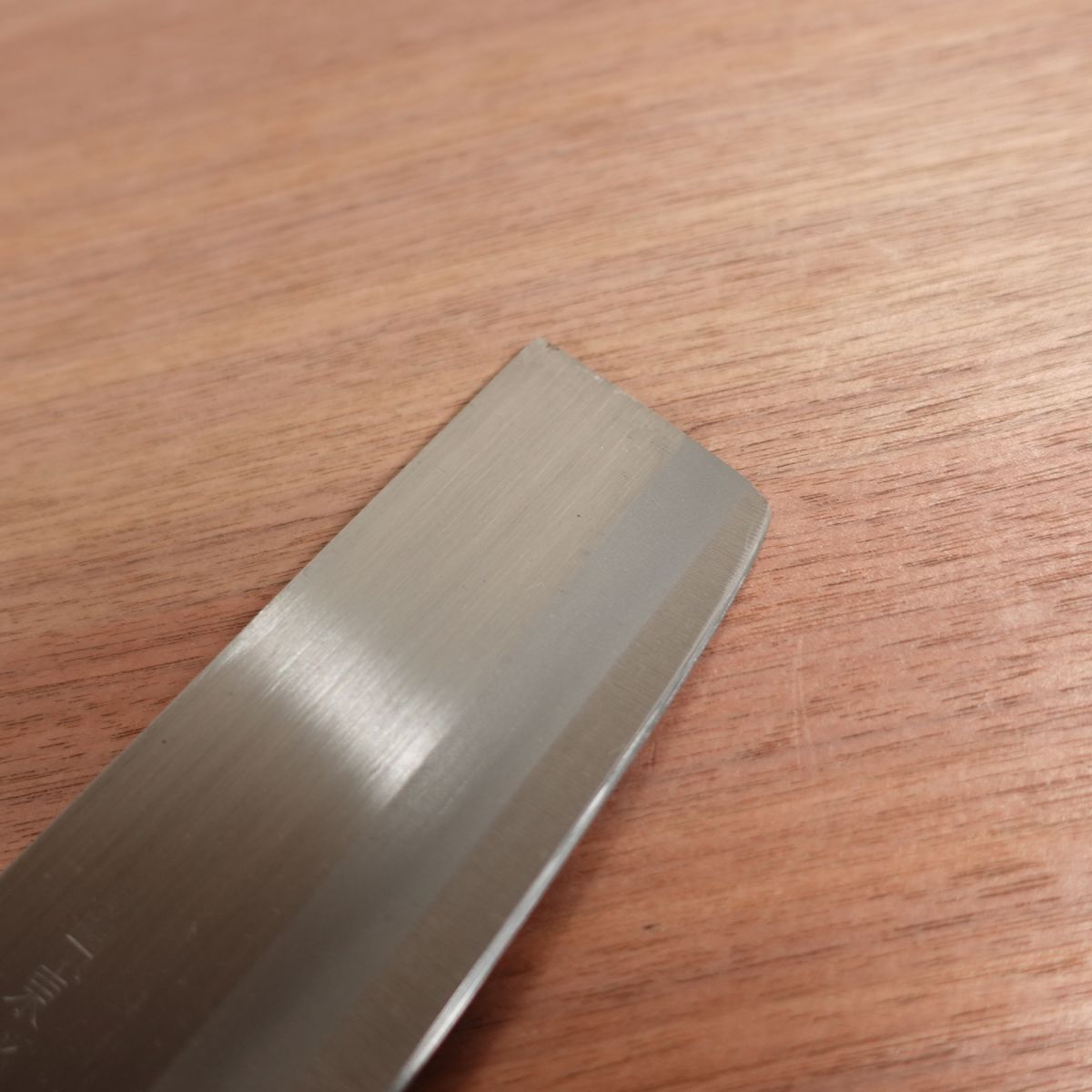 Azuma Roko Nakiri Knife, Sharpened, Carbon Steel, Razor-Sharp Sticker, Nearly Unused, 160mm