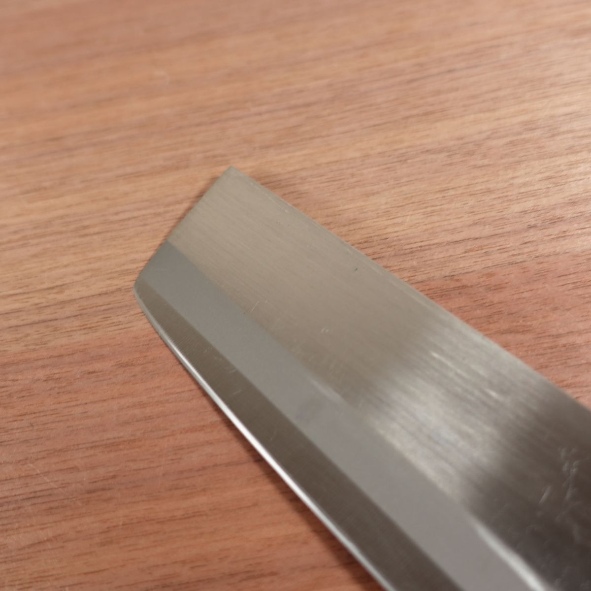 Azuma Roko Nakiri Knife, Sharpened, Carbon Steel, Razor-Sharp Sticker, Nearly Unused, 160mm