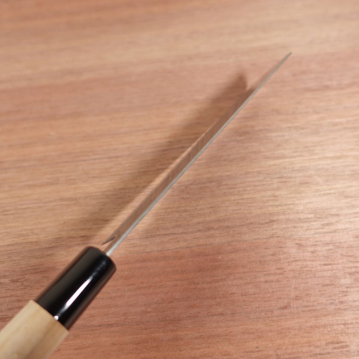 Azuma Roko Nakiri Knife, Sharpened, Carbon Steel, Razor-Sharp Sticker, Nearly Unused, 160mm